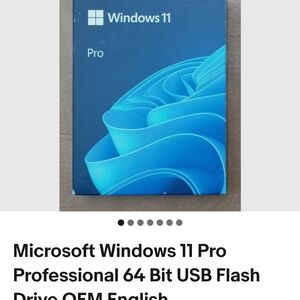 Microsoft Windows 11 Pro Retail Pack Operating System USB & License Key